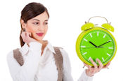 business woman time
